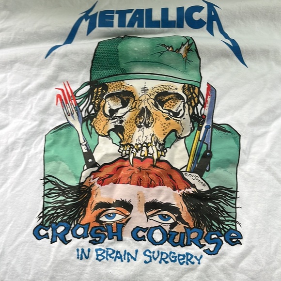 Metallica direct crash course in brain surgery t shirt - Picture 3 of 4